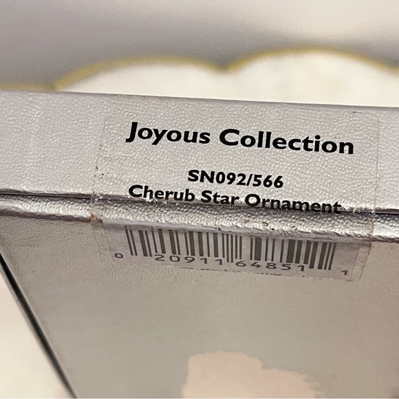 Mikasa Crystal Glass Cherub Star & Harp Ornaments Boxed - Picture 12 of 15